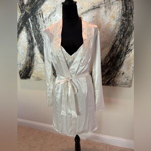 Victoria's Secret Cream Satin Bridal Set